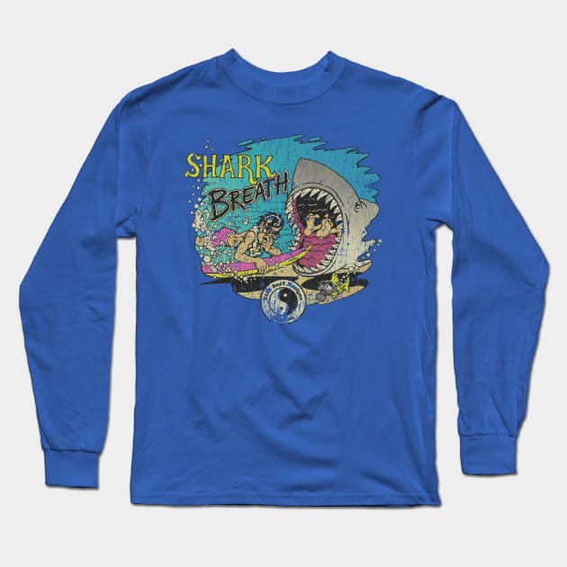 Shark Breath 1986 Long Sleeve T-Shirt by JCD666